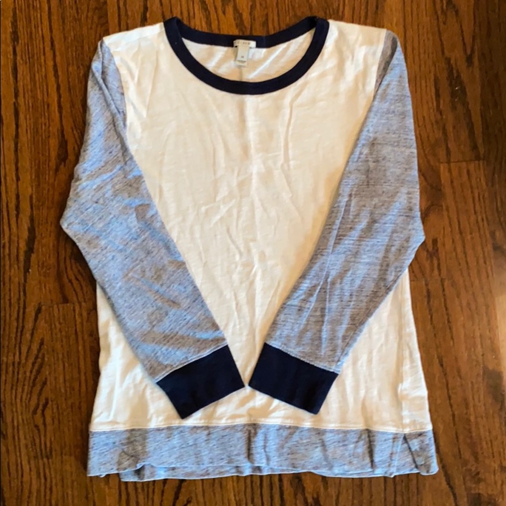 J crew long sleeve top